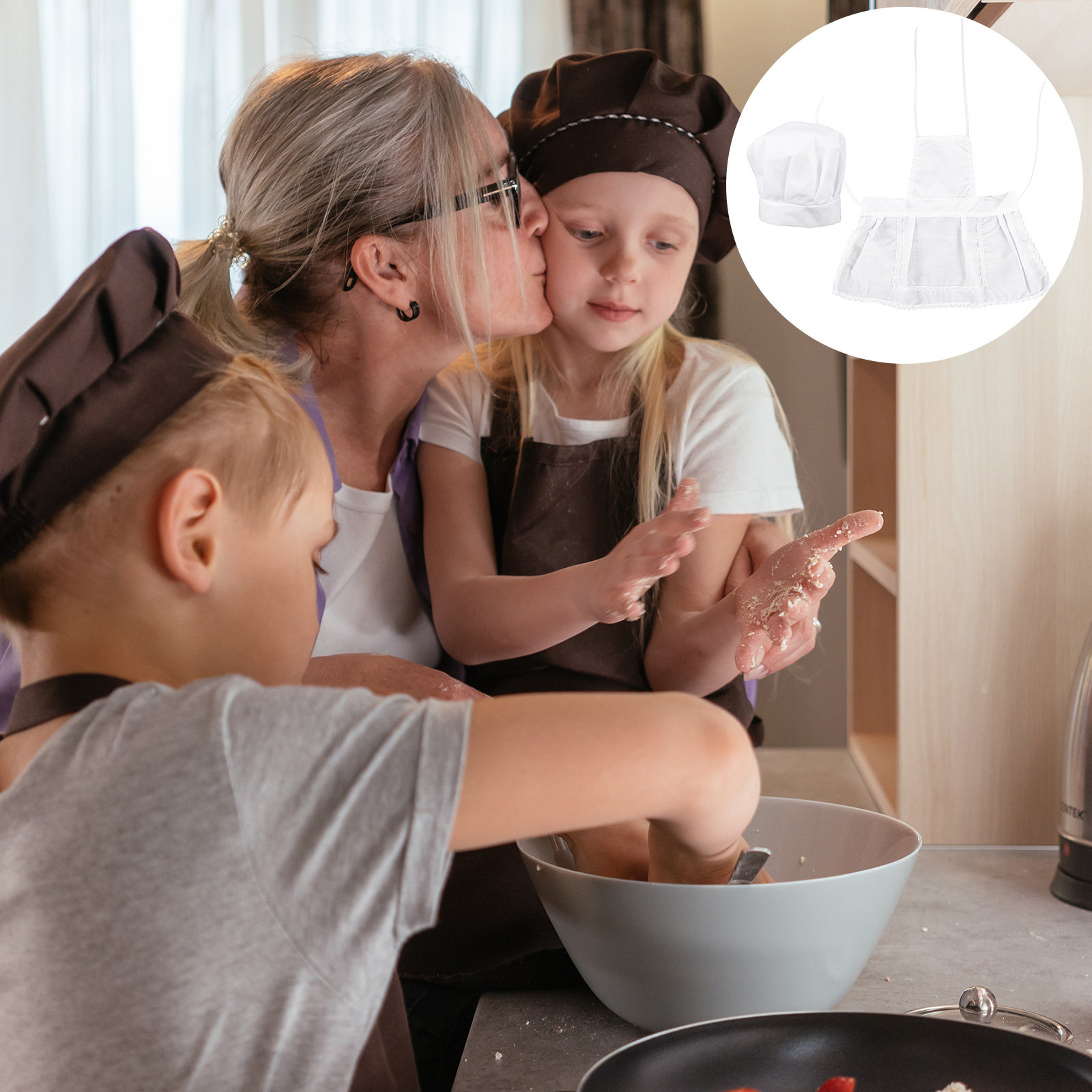Kitchen Kids Baking Set - Ensemble de chef pour enfants, comprenant