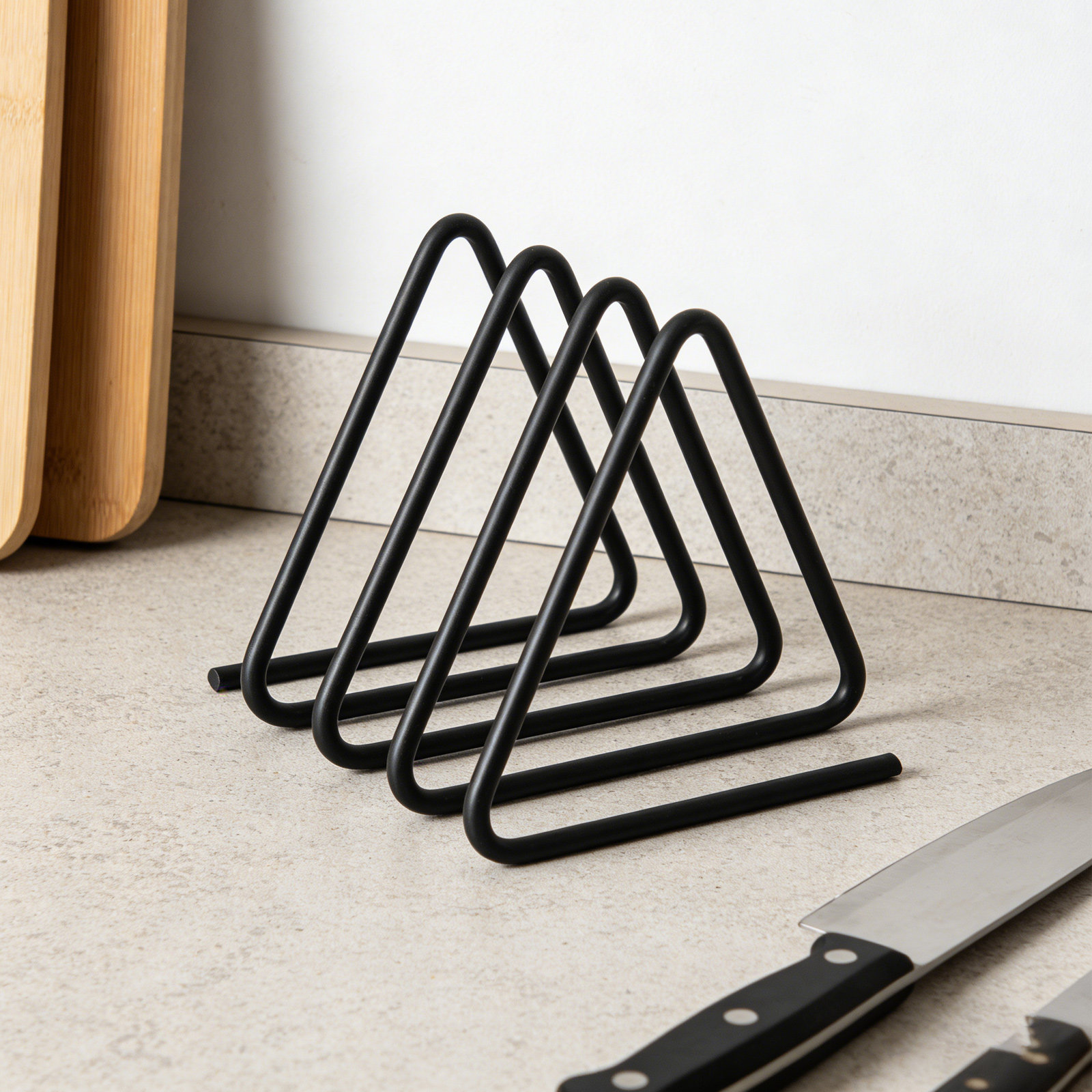Kitchen Baking Rack - Support triangulaire pour planches à découper,