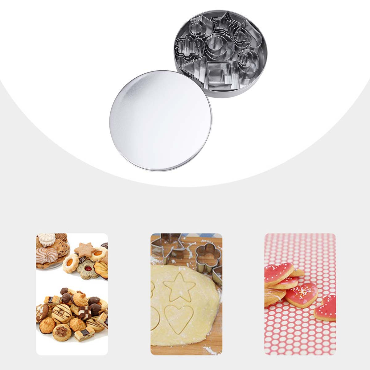 Baking Kitchen Set - Ensemble de découpoirs à biscuits en