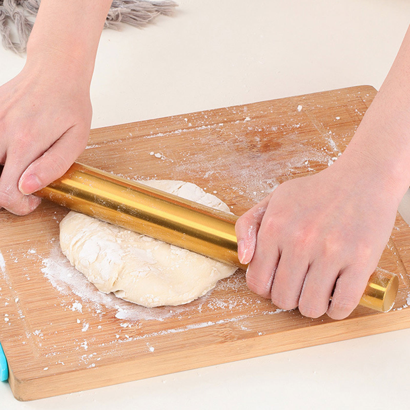 Kitchen Roller Baking - Rouleau à pâtisserie en acier inoxydable