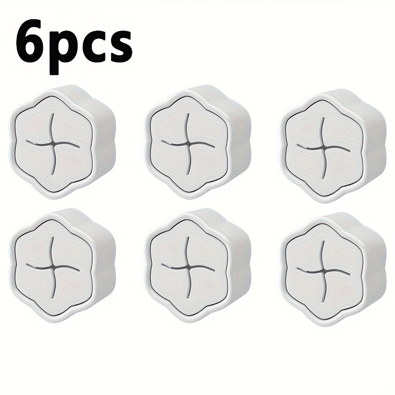 Kitchen Uncle - Lot de 6 supports muraux autocollants