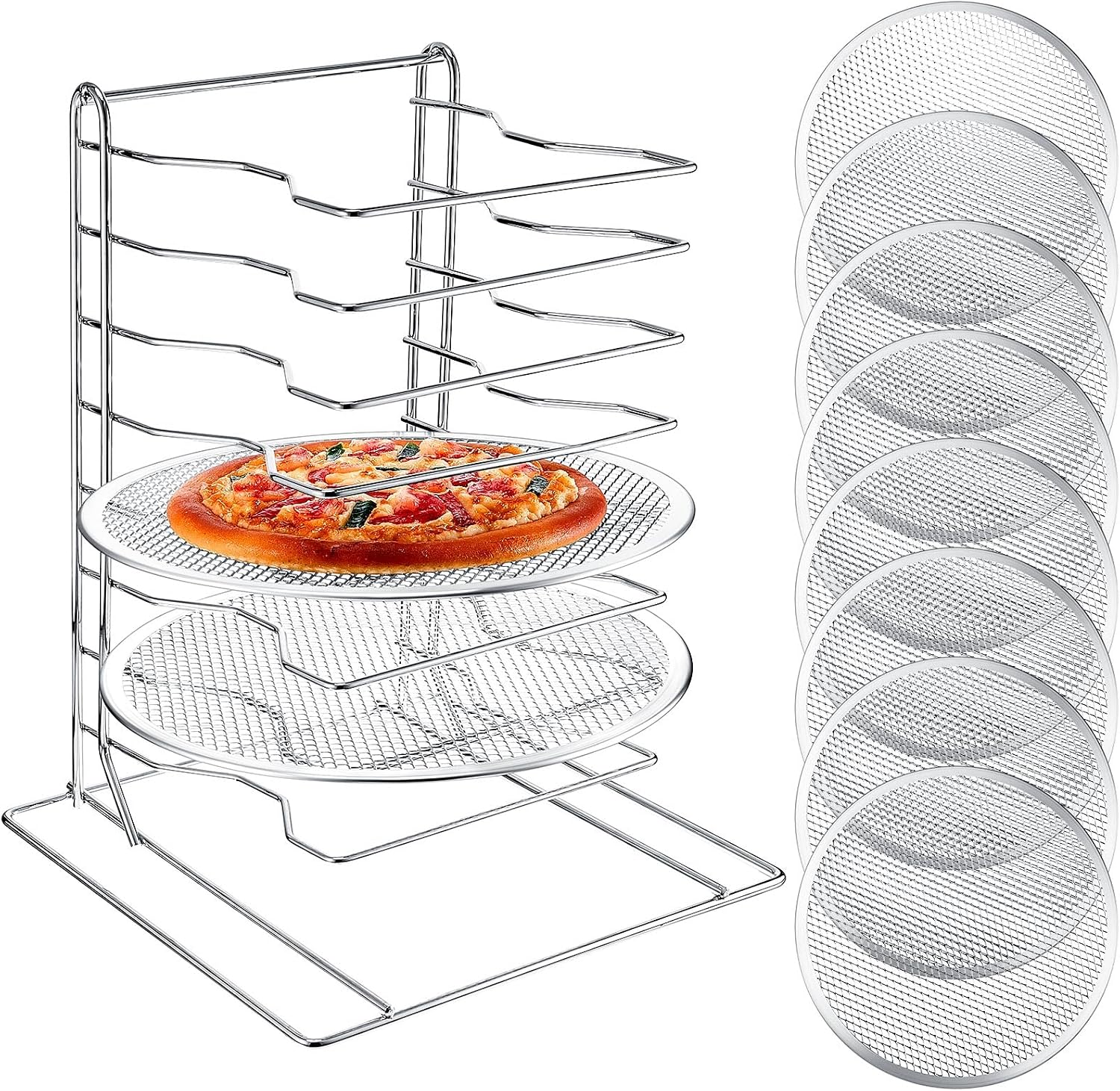 Étagère à pizza à 8 niveaux av - Baking Kitchen Set avis et prix