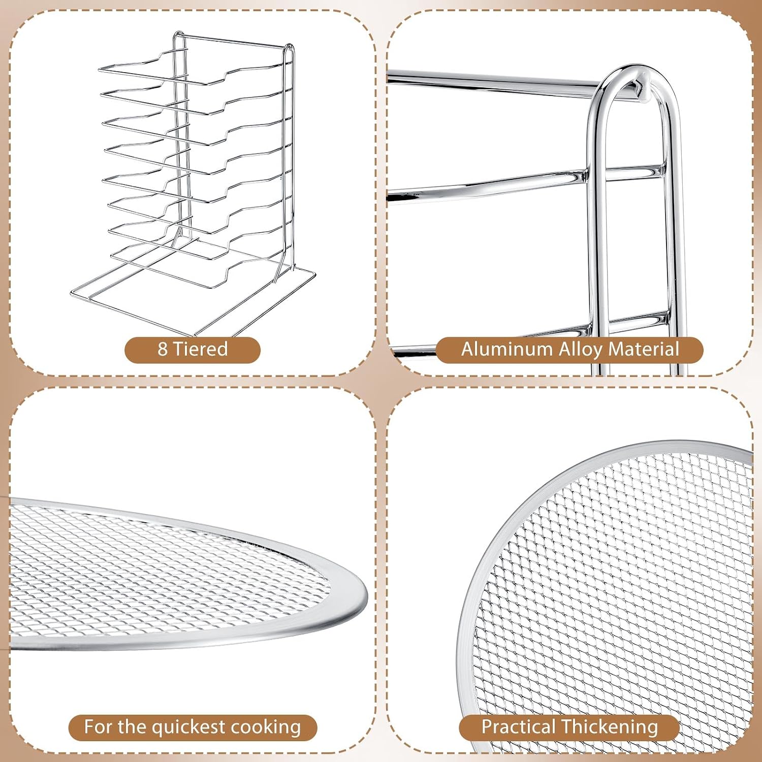 Étagère à pizza à 8 niveaux av - Baking Kitchen Set avis et prix