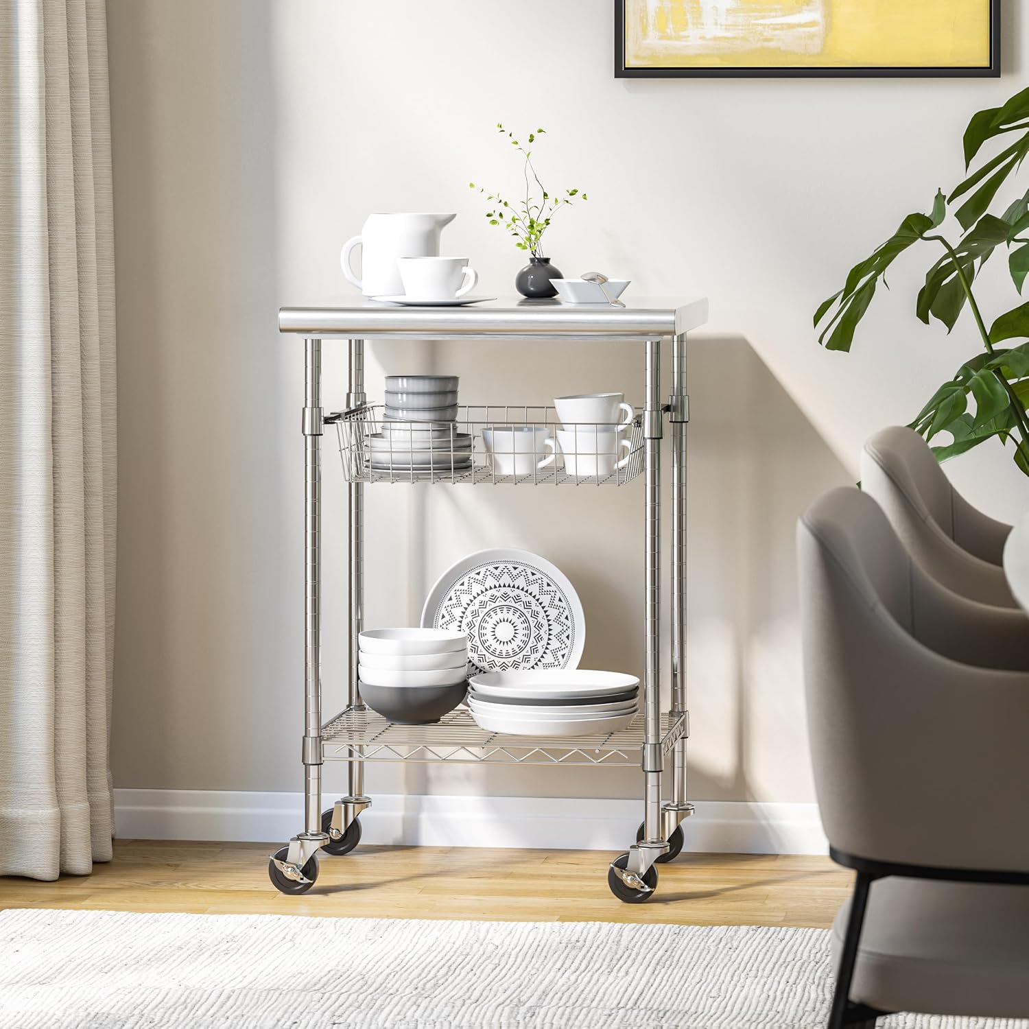 Table de préparation commercia - Kitchen Baking Cart avis et prix