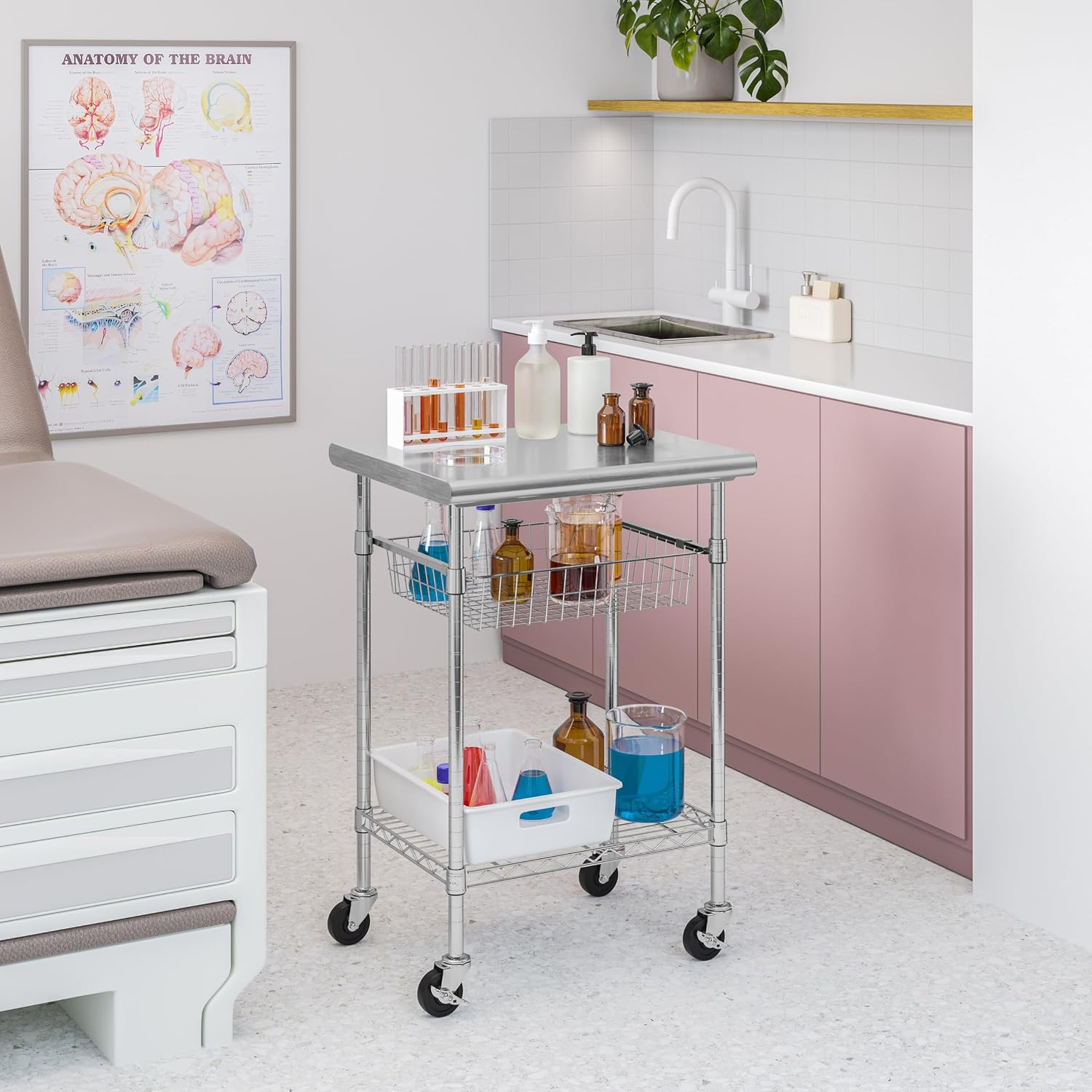 Table de préparation commercia - Kitchen Baking Cart avis et prix