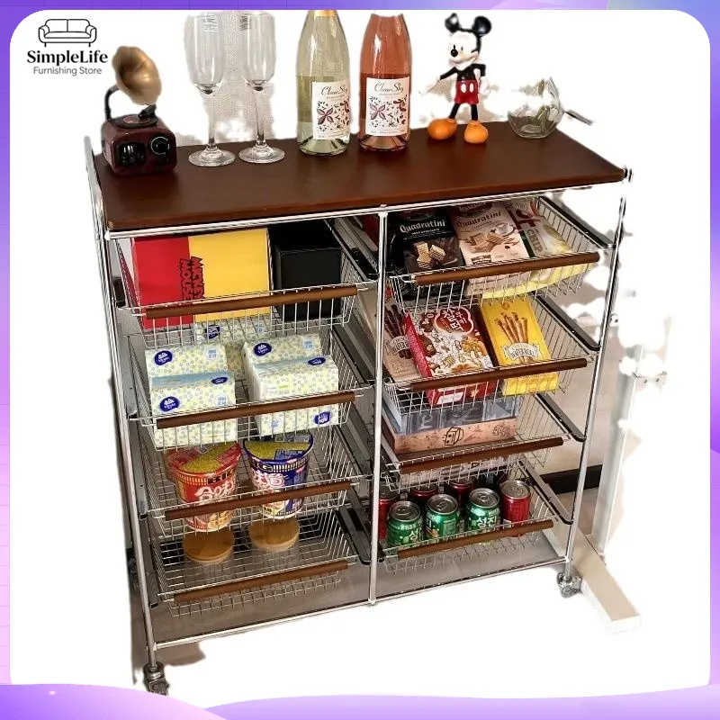 Chariot de cuisine rétro à rou - Kitchen Baking Cart avis et prix