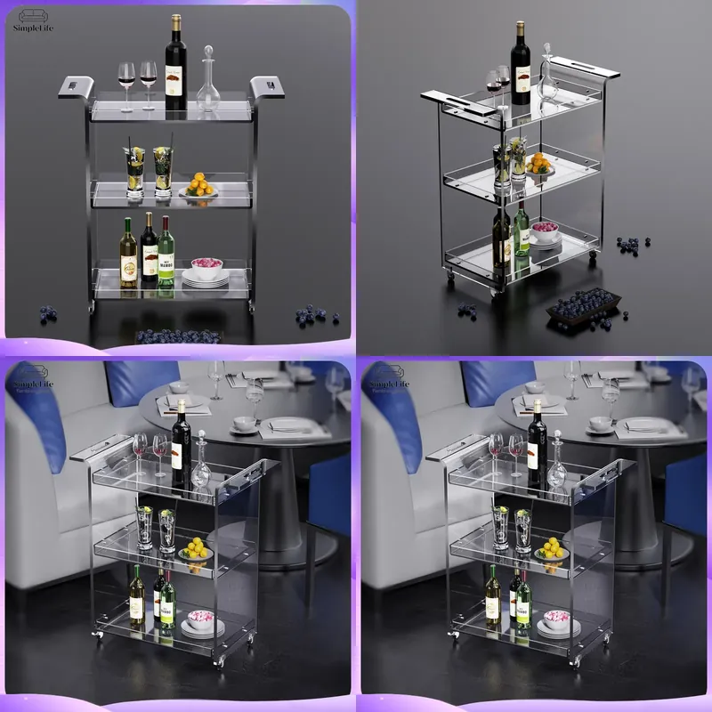Chariot de cuisine moderne à 3 - Kitchen Baking Cart avis et prix