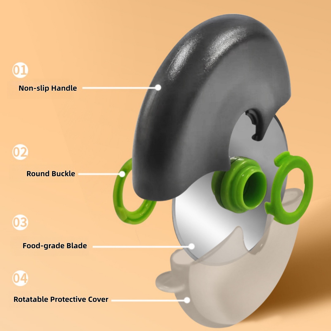 Couteau à pizza rond en acier  - Kitchen Roller Baking avis et prix