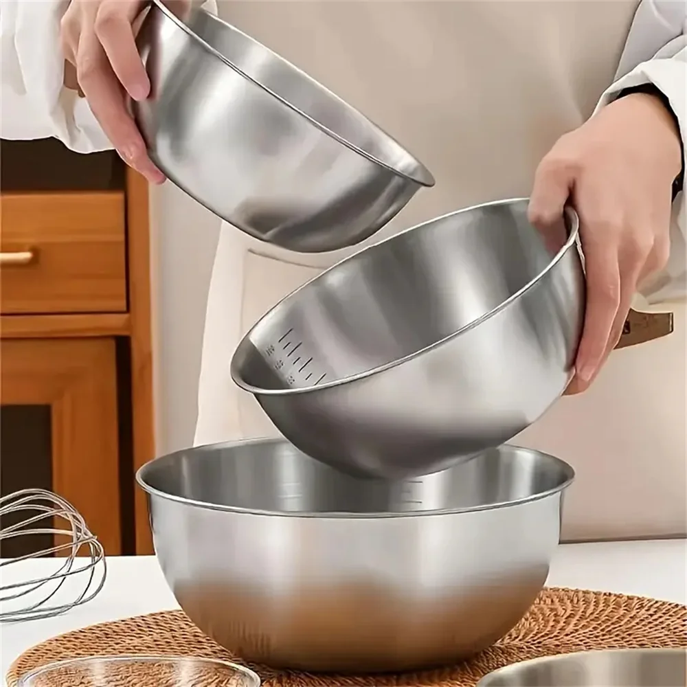 Ensemble de 3 bols en acier in - Baking Kitchen Set avis et prix