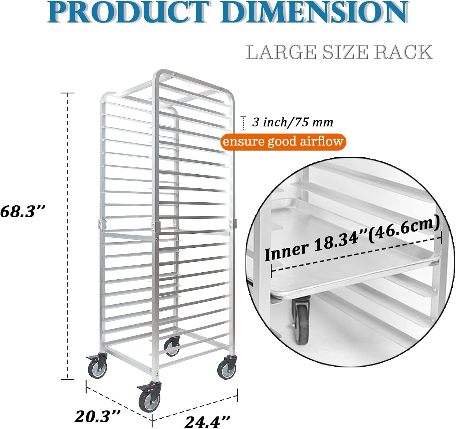 Chariot de refroidissement mob - Kitchen Baking Rack avis et prix